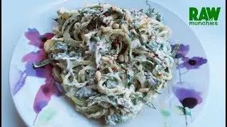 Raw Vegan Recipes: Spaghetti Con Spinaci - Rawmunchies.org
