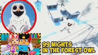 My Drone Caught a Real-Life Owl Playing Roblox for 99 Days in Minecraft!