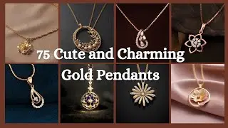 Cute, simple and charming collection of gold pendants