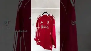 LIVERPOOL ADIDAS HOME LONG SLEEVE JERSEY 25/26 #liverpool #premierleague #adidas #football #red #sub