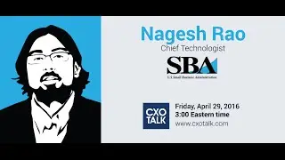 #169: Funding Technology Innovation with Nagesh Rao, Chief Technologist, SBA
