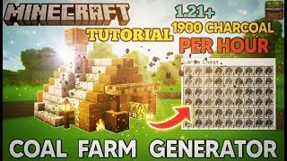 EASIEST AND FAST COAL FARM  IN MINECRAFT PE | 1.21+