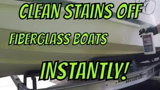 Can This Cleaner Really Fix Brown Boat Stains Instantly?