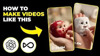 How To Make Food Eating Itself Videos With AI (Fast Tutorial)