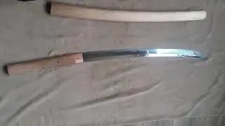 T10 maru steel, 4,5 cm motohaba. Shirasaya 