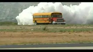 Jet School Bus   World Fastest School Bus World Record set b