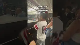 TOOK MY 5 year old to his first boxing fight 🥊 #boxing #viral #fyp #funny #subscribe #motivation