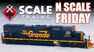 EMD SD40T-2 Rio Grande Tunnel Motor Scale Trains Rivet Counter N Scale Friday