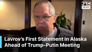 BREAKING NEWS: Lavrov&rsquo;s First Statement in Alaska Ahead of Trump&ndash;Putin Summit | AC1B