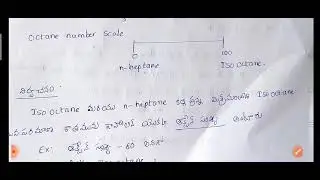 Octane number and Cetane number