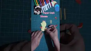 Circle animals| mouse craft #trending #diy #viral #craftyfunda6979