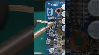 ASIC miner maintenance basic course | Replace the chip on the PMU of Avalon 821 | Soldering Practice