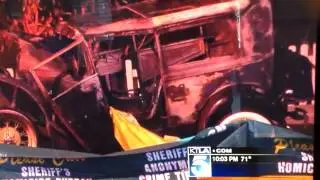 Car crash in Temple City