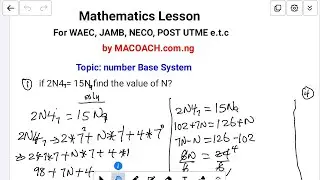 2026 JAMB & WAEC Mathematics likely questions and Answers lesson 1