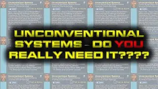 STO Unconventional Systems - Do You Need It?