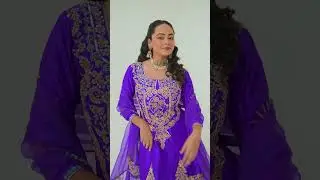 Royal Purple ALine Anarkali Salwar Suit