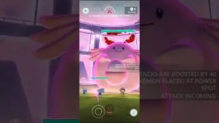 Dynamax Chansey not evolve in Dynamax Blissey ?  #dynamax #pokemongoglitch #pokemongo #dynamaxraid