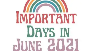Important Days  June 2021