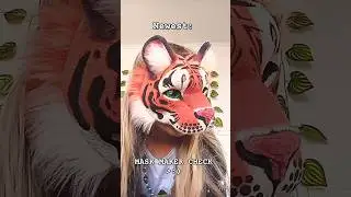 Mask maker check #furry #cosplay #furr #furredition #therian #therianmask