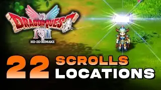 Dragon Quest 1 Remake - All 22 Scroll Of Spell & Ability Locations (A Man Of Many Talents Trophy)