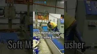 Granulation with Soft plastic crushing bucket | LDPE Film Pelletizer woven bags Granulator #machine