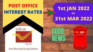 POST OFFICE SAVING SCHEMES || Latest Interest Rates 2022 || PPF, MIS, NSC, SCSS, TD, Sukanya