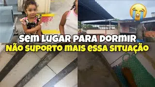 Sem Lugar Pra Dormir: A Chuva Tá Acabando com a Nossa Casa 😓 VONTADE DE DESISTIR 😭 