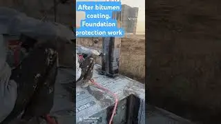 foundation Protection work#construction #civilengeenring #newmusic