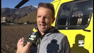 Voli in elicottero a Clusone con Simone Moro