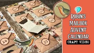 Robin&rsquo;s Mailbox Advent Calendar Gift Folio by Emily Designs&nbsp;#junkjournal