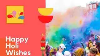 Happy holi wishes || Colorful holi wishes to all happy veggies friends and families #shorts 🌈🌈🌈