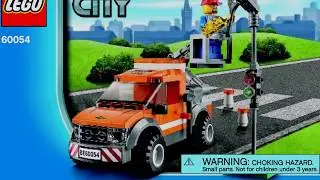 LEGO City Great Vehicles Light Repair Truck 60054 Instructions Book DIY