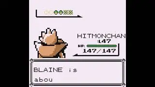 Pok&eacute;mon Red Version - Gym Leader Blaine
