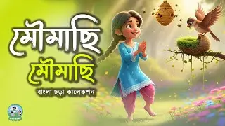 Moumachi Moumachi | মৌমাছি মৌমাছি | Bengali Nursery Rhymes for Kids | Bangla Kids Song| KIDS ZONE BD