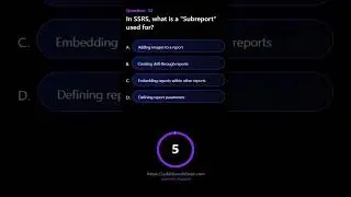 In SSRS what is a Subreport used for