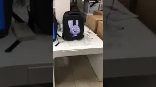 HECHEN LED backpack, project any advertisement or video you like