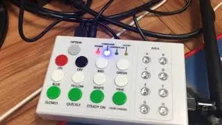 Computer Software Control RF LED Glowing Bracelet via White Controller