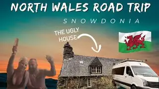 Van life road trip  Snowdonia, North Wales valentines weekend, Swallow Falls hike and the Ugly house