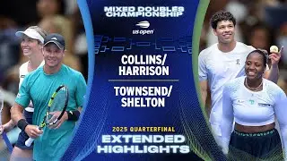 Collins/Harrison vs. Townsend/Shelton Extended Highlights | 2025 US Open Quarterfinal