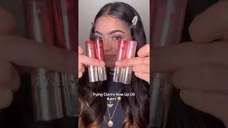new clarins lip oil balm! 😍👏🏼🩷 #youtube #makeup #shorts