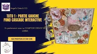 🌸 Tuto 1 : Album Sonata Page fond cascade interactive 🌿Partenariat #lecomptoircr&eacute;atifdelorna