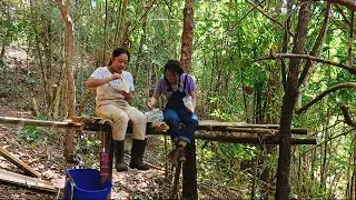 2 สาวไปต่อเติมบ้านหลังแรกของตัวเองต่อค่ะ มีลิง1ตัวด้วย🤣[ ep3 ] 
