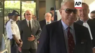 France's Le Pen protests party expulsion in court