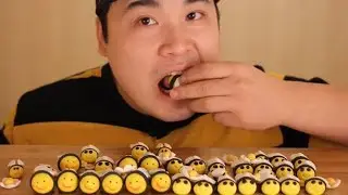 귀여운 꿀벌 먹방~!! 리얼사운드 social eating Mukbang(Eating Show)