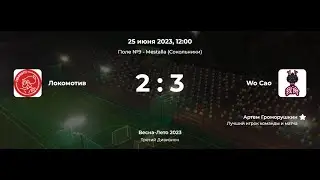 Лига CityFootball. Весна-Лето 2023. Третий Дивизион. Локомотив - Wo Cao