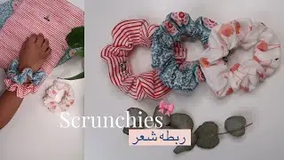 نورية {خياطه ربطه شعر/سكرنشي } Nooriyah /DIY Scrunchies