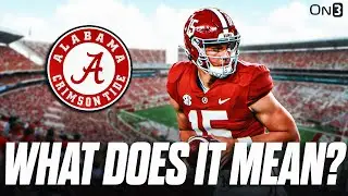 What Alabama Naming Ty Simpson QB1 MEANS | What Does Winner Of CrimsonTide QB Battle Bring?