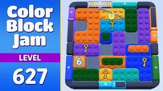 Color Block Jam Level 627 | Every Puzzle Solved! 🎯