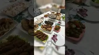 Turkish food table #shorts
