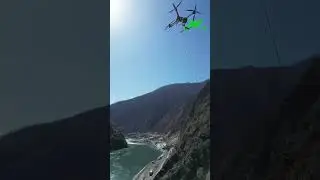 Stark Flight Drones Lift Construction Materials in Mountainous Areas